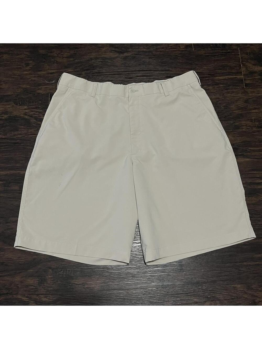 Nike Golf Mens Khaki Golf Performance Chino Shorts Size 38